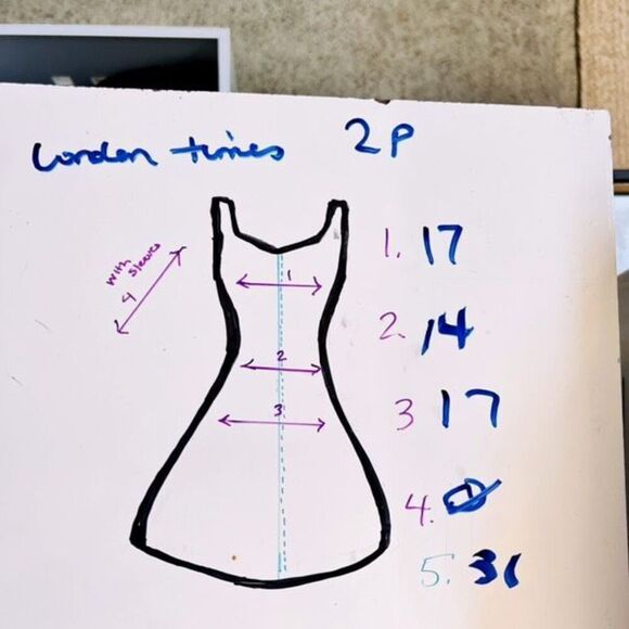 London times one shoulder cocktail evening dress  size 2P - Picture 13 of 16